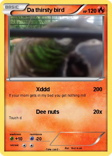 Pokemon Da thirsty bird