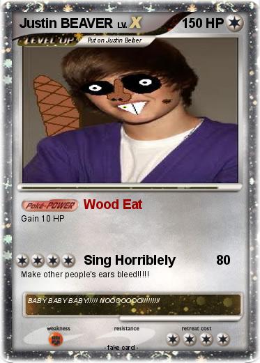Pokemon Justin BEAVER