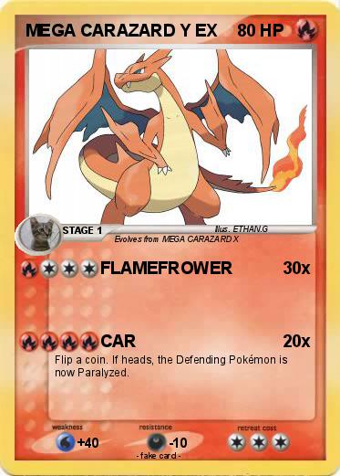 Pokemon MEGA CARAZARD Y EX