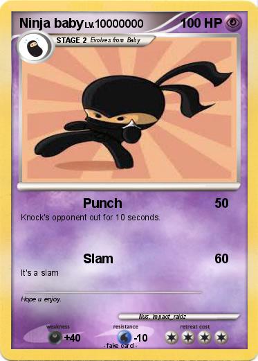 Pokemon Ninja baby