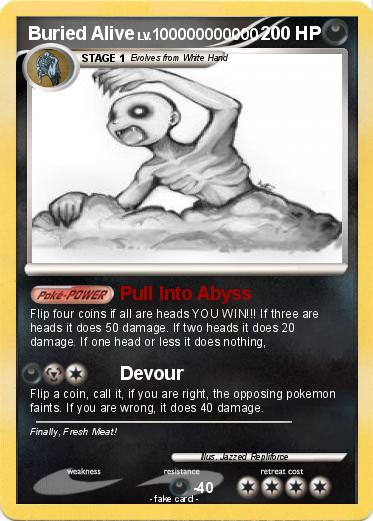 Pokemon Buried Alive
