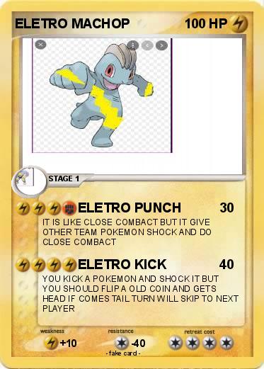Pokemon ELETRO MACHOP