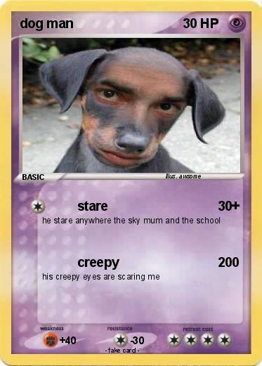 Pokemon dog man