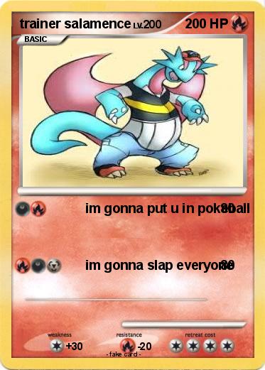 Pokemon trainer salamence