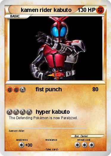 Pokemon kamen rider kabuto