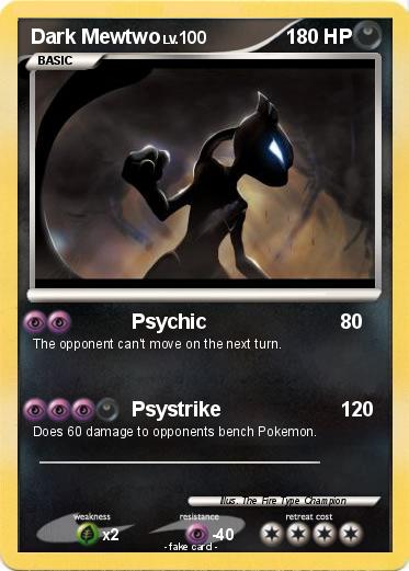 Pokemon Dark Mewtwo