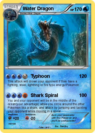 Pokemon Water Dragon