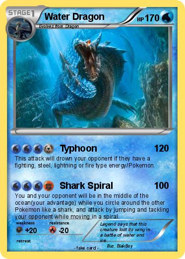 Pokemon Water Dragon