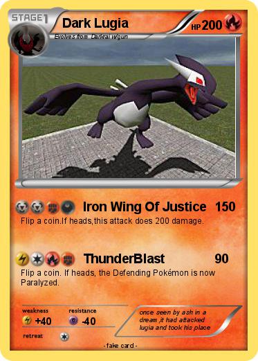 Pokemon Dark Lugia