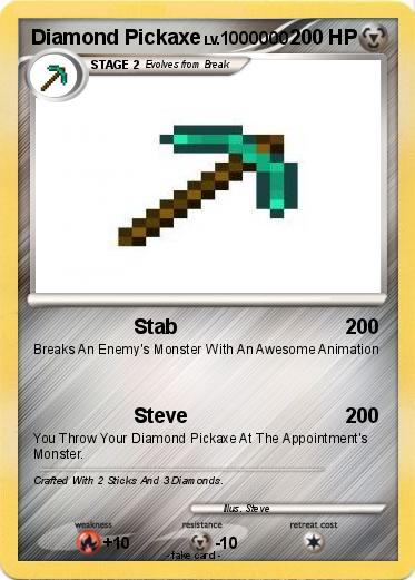 Pokemon Diamond Pickaxe