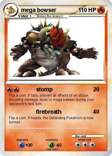 Pokemon mega bowser