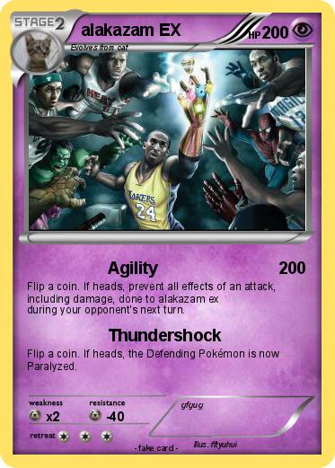 Pokemon alakazam EX