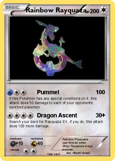 Pokemon Rainbow Rayquaza