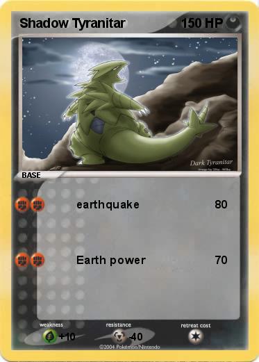 Pokemon Shadow Tyranitar