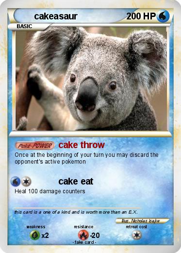Pokemon cakeasaur