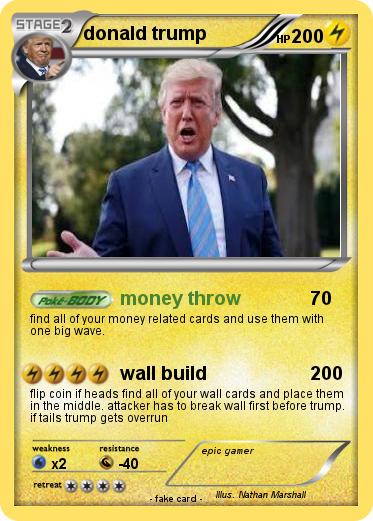 Pokemon donald trump