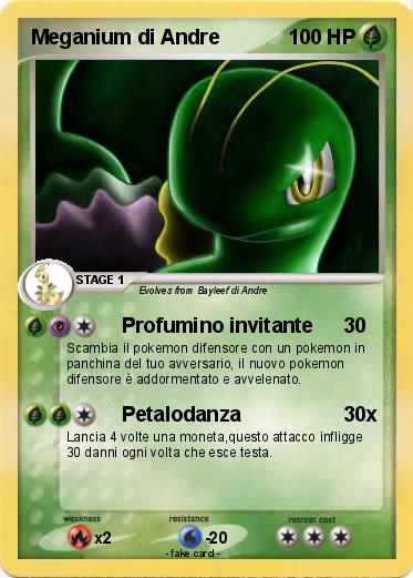 Pokemon Meganium di Andre