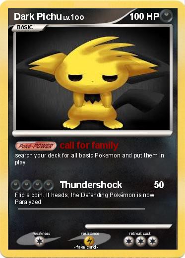 Pokemon Dark Pichu