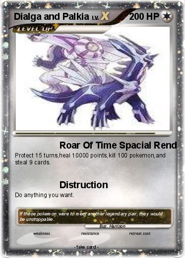 Pokemon Dialga and Palkia
