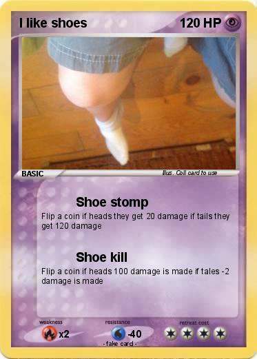 Pokemon I like shoes