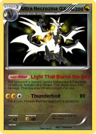 Pokemon Ultra Necrozma GX