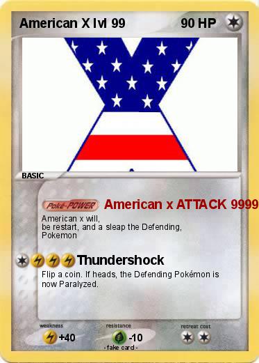 Pokemon American X lvl 99