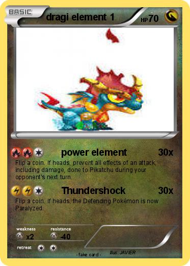 Pokemon dragi element 1