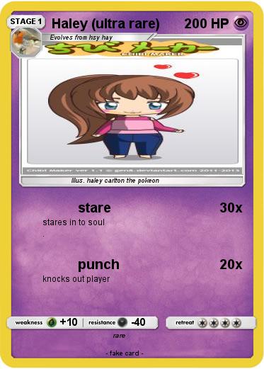Pokemon Haley (ultra rare)