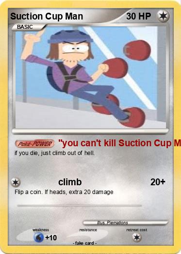 Pokemon Suction Cup Man