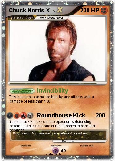 Pokemon Chuck Norris X