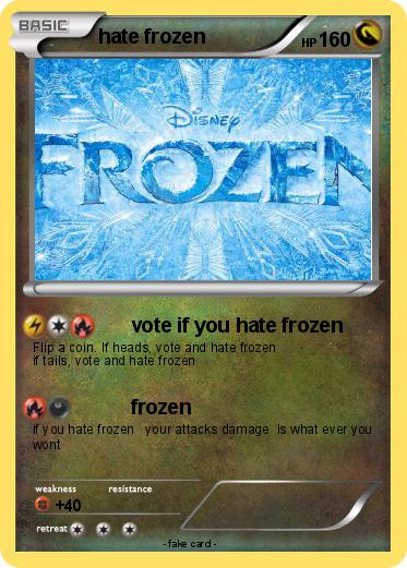 Pokemon hate frozen