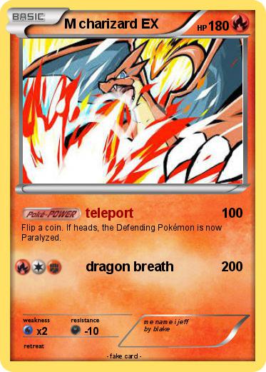 Pokemon M charizard EX