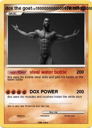 Pokemon dox the goat
