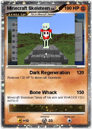 Pokemon Minecraft Skeleteen