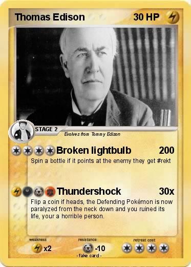 Pokemon Thomas Edison