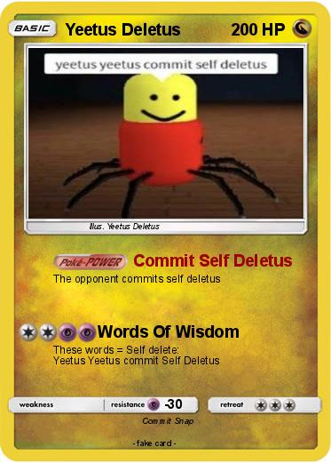 Pokemon Yeetus Deletus