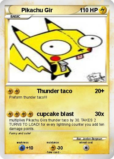 Pokemon Pikachu Gir