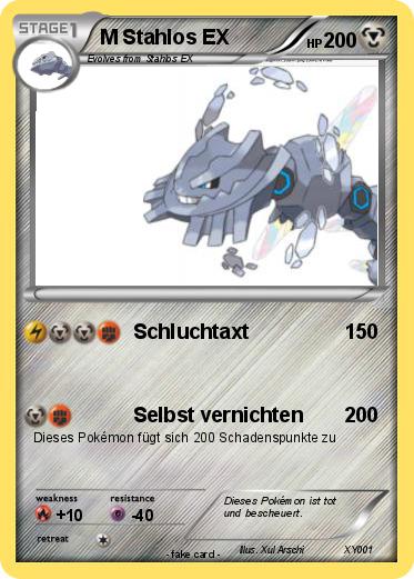 Pokemon M Stahlos EX