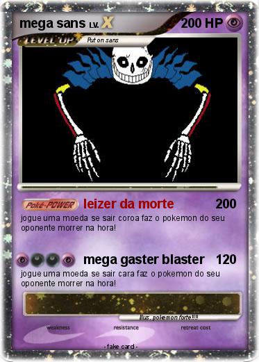Pokemon mega sans