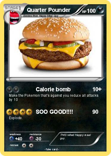 Pokemon Quarter Pounder