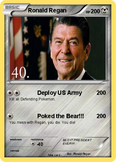 Pokemon Ronald Regan