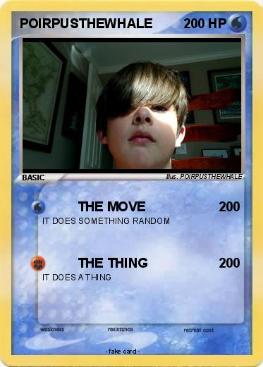 Pokemon POIRPUSTHEWHALE