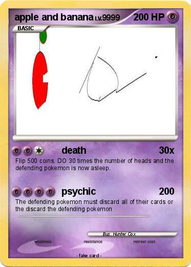 Pokemon apple and banana