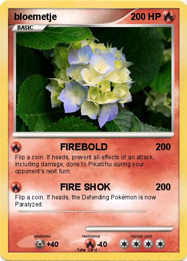 Pokemon bloemetje