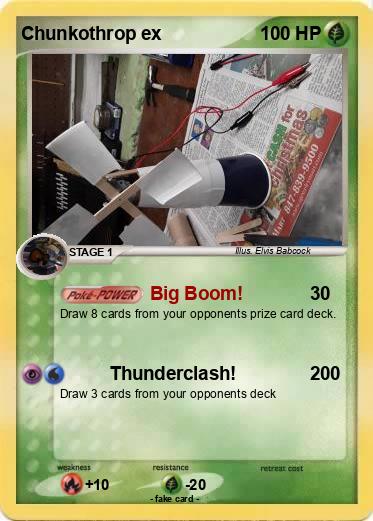 Pokemon Chunkothrop ex