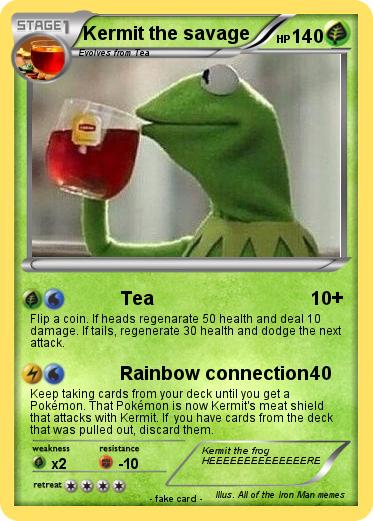 Pokemon Kermit the savage