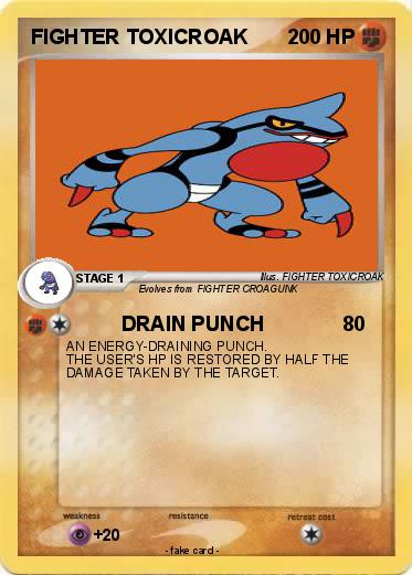 Pokemon FIGHTER TOXICROAK