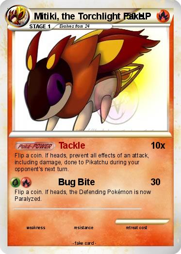 Pokemon Mitiki, the Torchlight Fake.