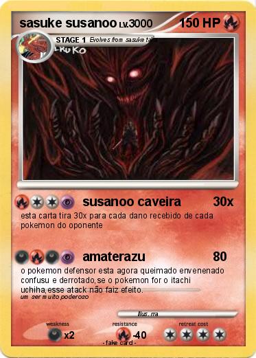 Pokemon sasuke susanoo