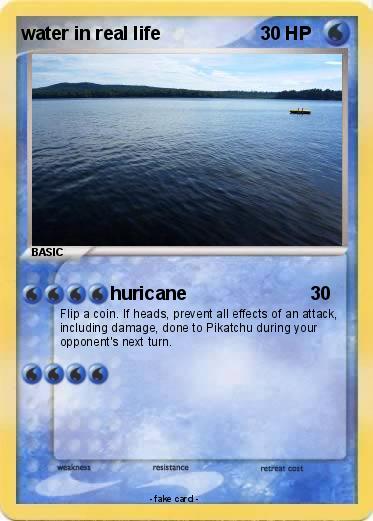 Pokemon water in real life